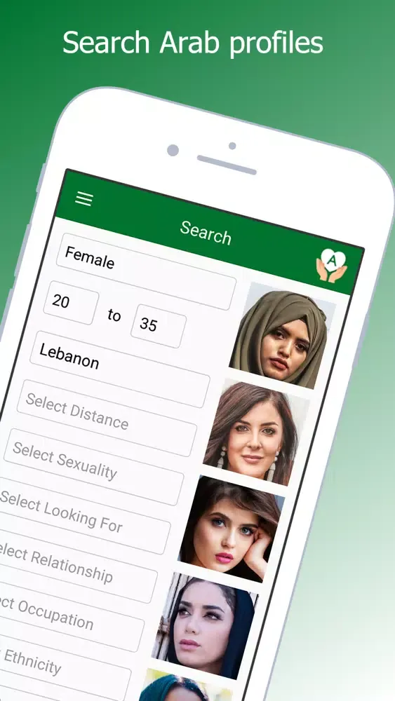 Captures d'écran de Arab Dating - Arab Chat & Date
