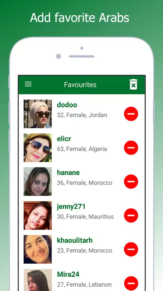 Captures d'écran de Arab Dating - Arab Chat & Date