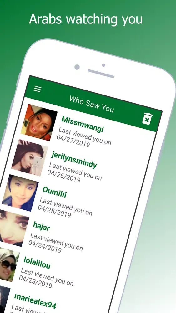 Captures d'écran de Arab Dating - Arab Chat & Date