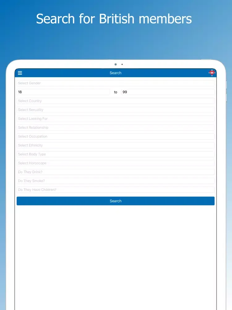 British Meet - UK Dating Chat iPad  Ekran Görüntüleri