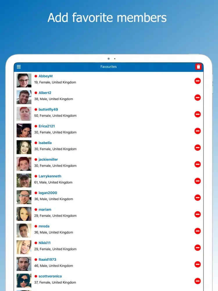 British Meet - UK Dating Chat iPad  Ekran Görüntüleri