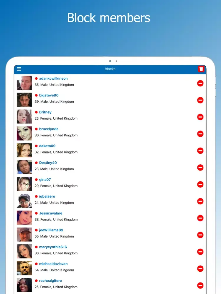 British Meet - UK Dating Chat iPad  Ekran Görüntüleri