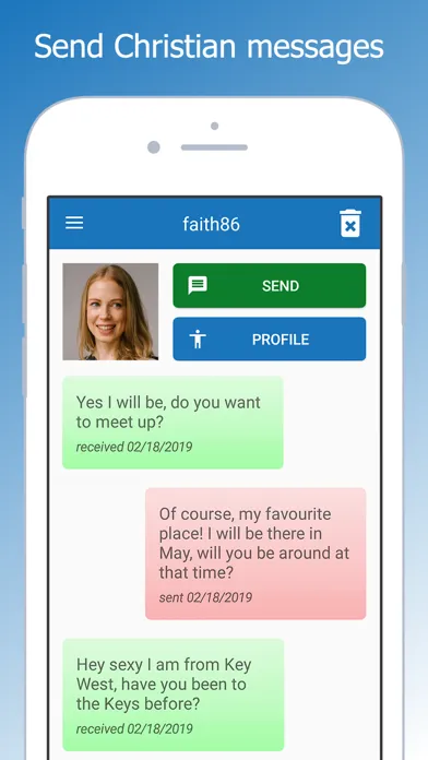 Ảnh chụp màn hình của Christian Amen - Dating & Chat