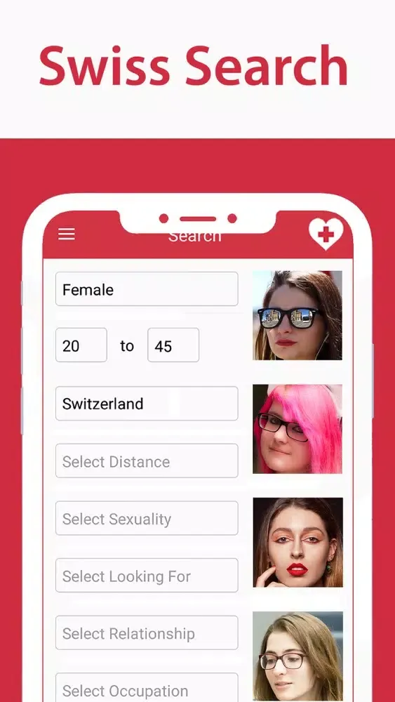 Tangkapan skrin Swiss Loving Switzerland Chat