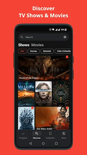 ภาพหน้าจอของ Showly: Track Shows & Movies