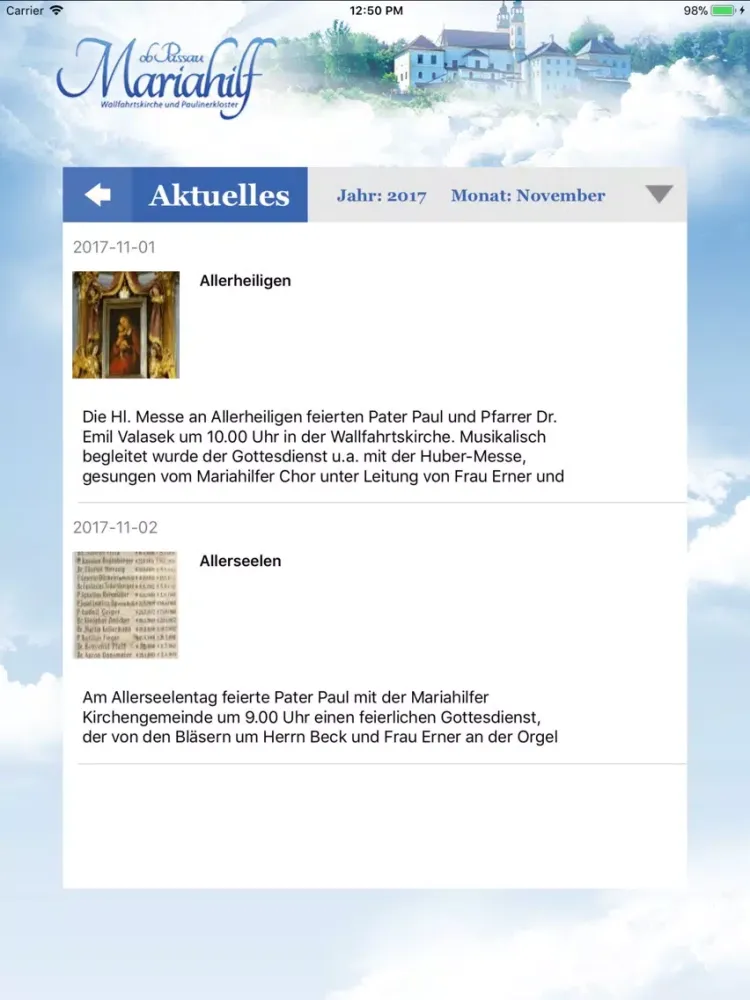 MARIAHILF OB PASSAU iPad  Screenshots
