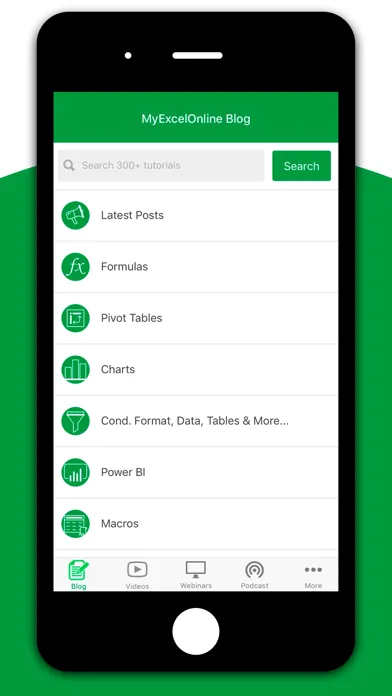 MyExcelOnline - Excel Tutorial Screenshots