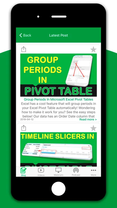 MyExcelOnline - Excel Tutorial Screenshots