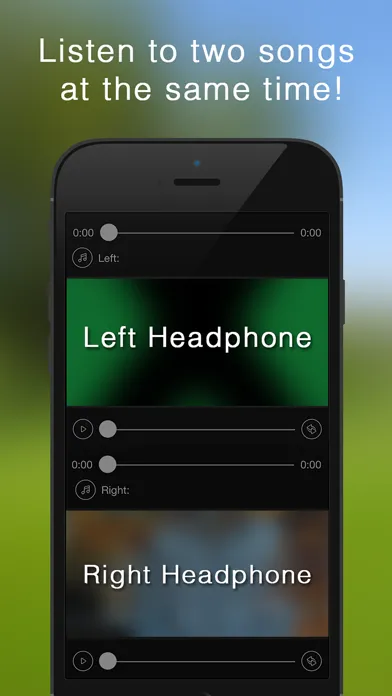 Twin Audio Player Free - Play Two Songs At The Same Time 스크린샷