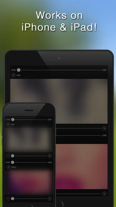 Twin Audio Player Free - Play Two Songs At The Same Time 스크린샷