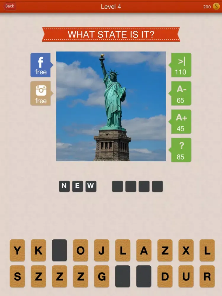 Screenshot di Guess The State iPad 