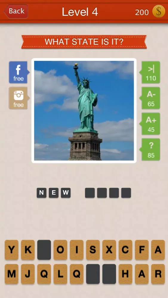 Screenshot di Guess The State