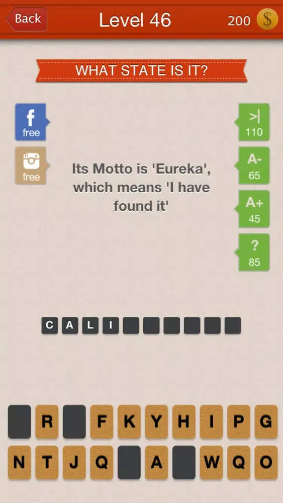 Screenshot di Guess The State