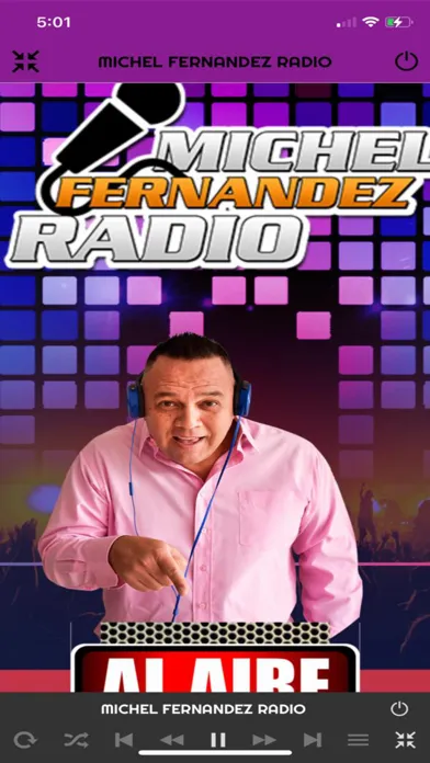 ภาพหน้าจอของ Michel Fernandez Radio
