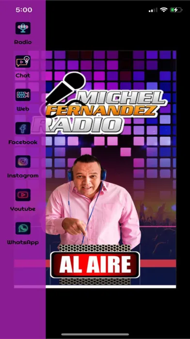 ภาพหน้าจอของ Michel Fernandez Radio