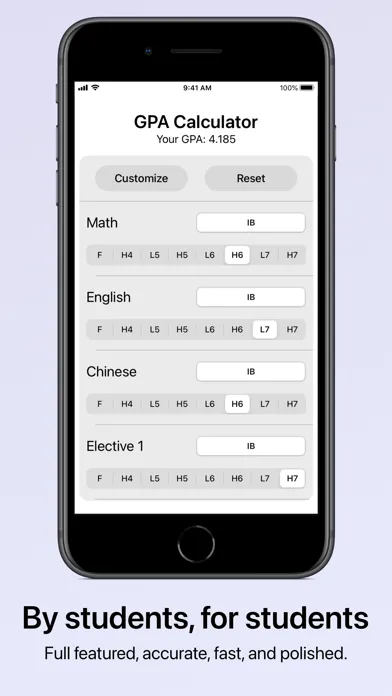 صور GPA Calculator by Michel