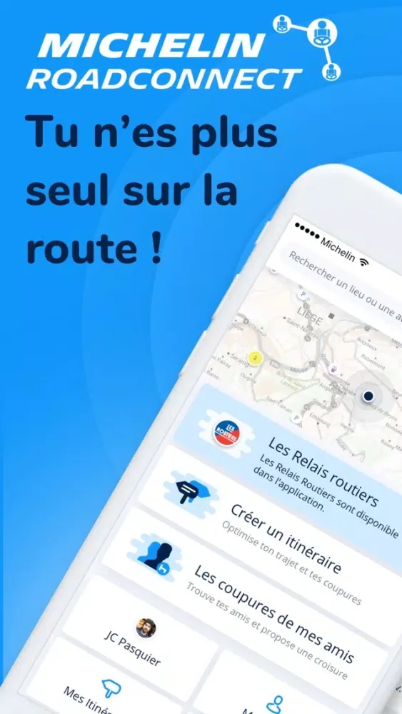 Capturas de tela do MICHELIN RoadConnect