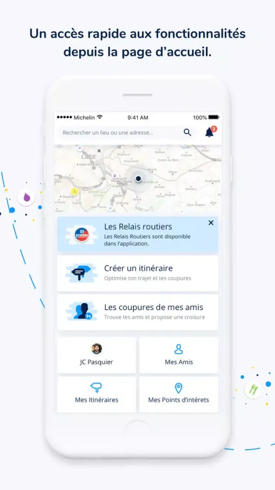Capturas de tela do MICHELIN RoadConnect