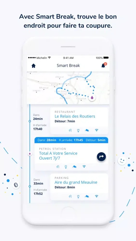 Capturas de tela do MICHELIN RoadConnect