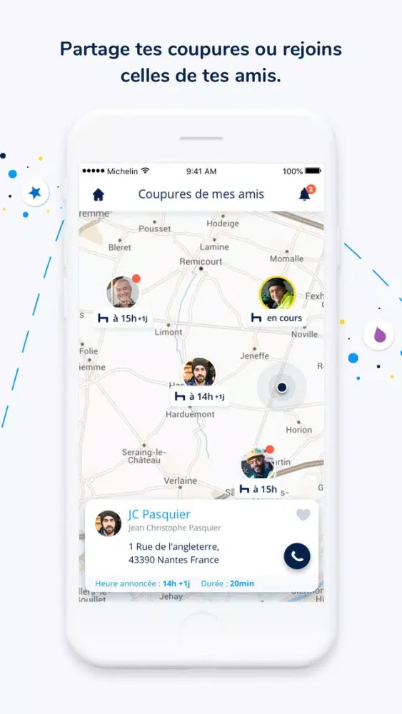 Capturas de tela do MICHELIN RoadConnect