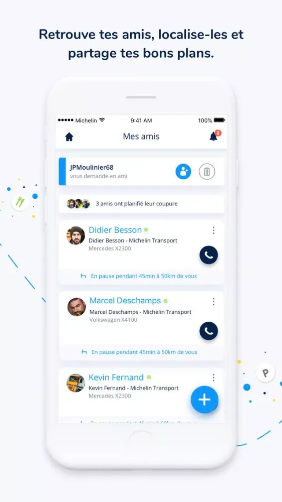 Capturas de tela do MICHELIN RoadConnect