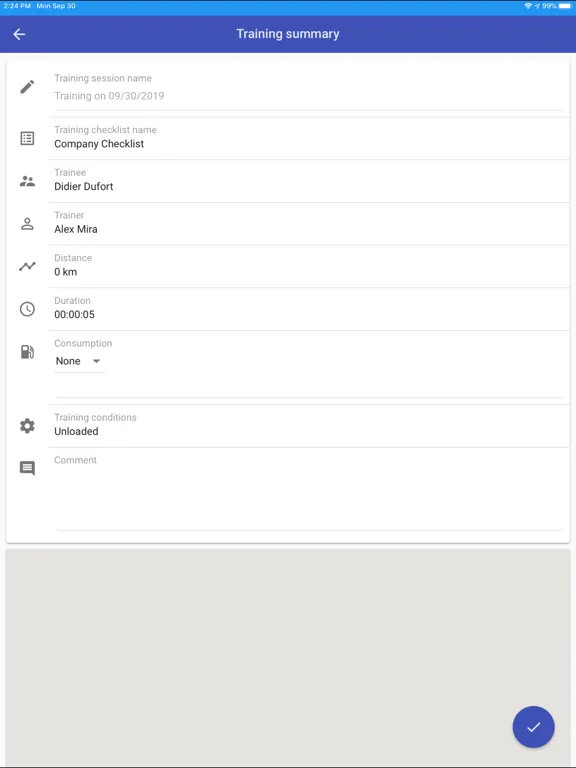 MyTraining App iPad  स्क्रीनशॉट