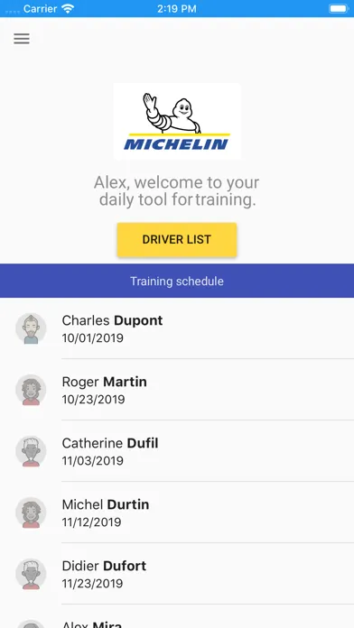 MyTraining App स्क्रीनशॉट