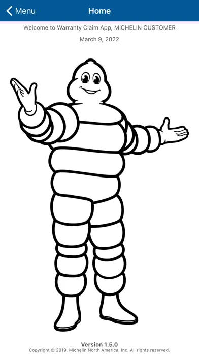 Michelin Warranty Claim स्क्रीनशॉट