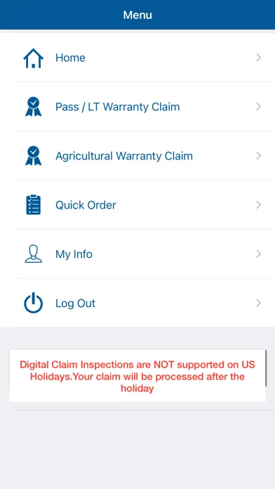 Michelin Warranty Claim स्क्रीनशॉट