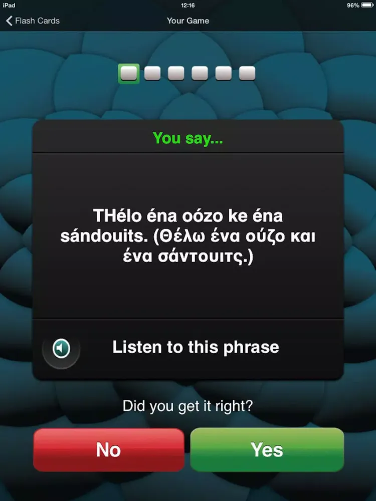 Zrzuty ekranu Michel Thomas: Greek iPad 