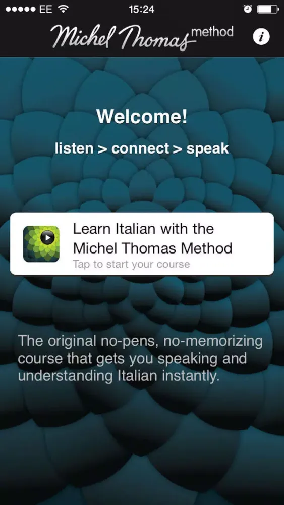 Tangkapan layar Michel Thomas: Italian