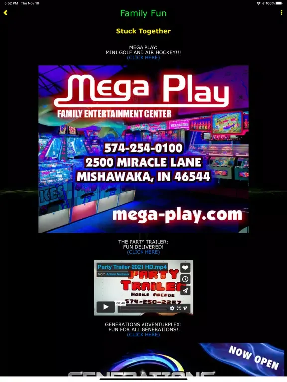 Michiana Edge iPad  स्क्रीनशॉट