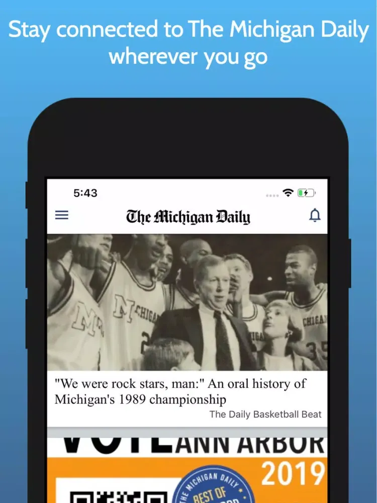 تصاویر Michigan Daily iPad 