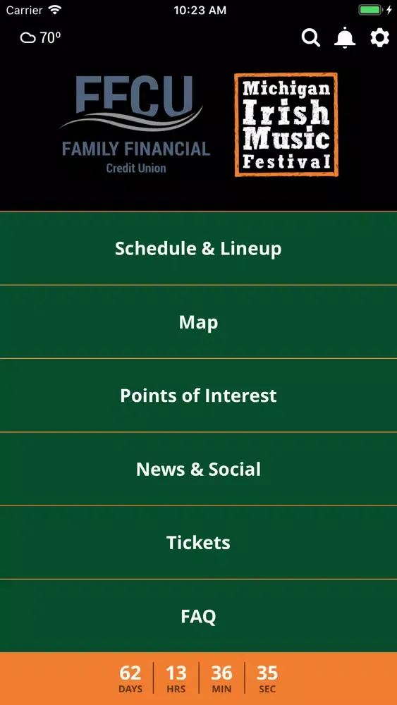 Screenshot di Michigan Irish Music Festival