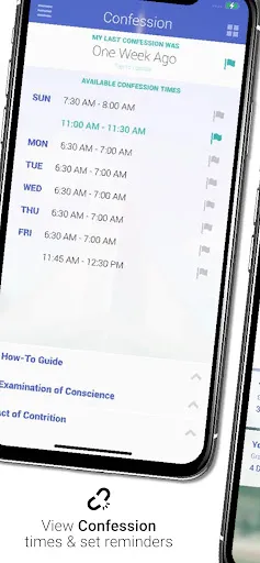 Capturas de pantalla de myParish - Catholic Life
