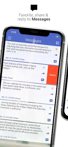 Capturas de pantalla de myParish - Catholic Life