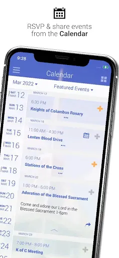 Capturas de pantalla de myParish - Catholic Life