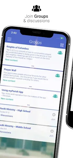 Capturas de pantalla de myParish - Catholic Life