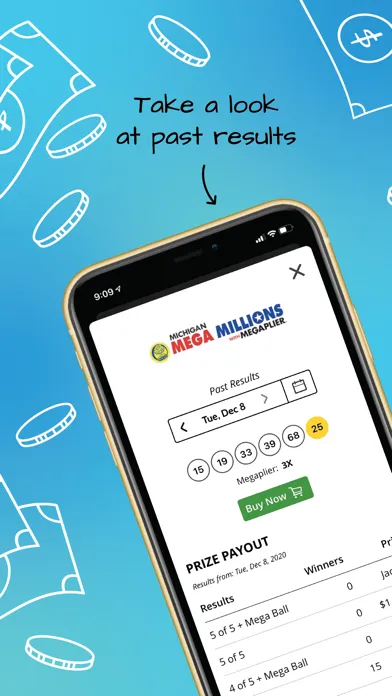 Captures d'écran de Michigan Lottery Mobile