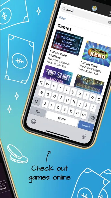Captures d'écran de Michigan Lottery Mobile