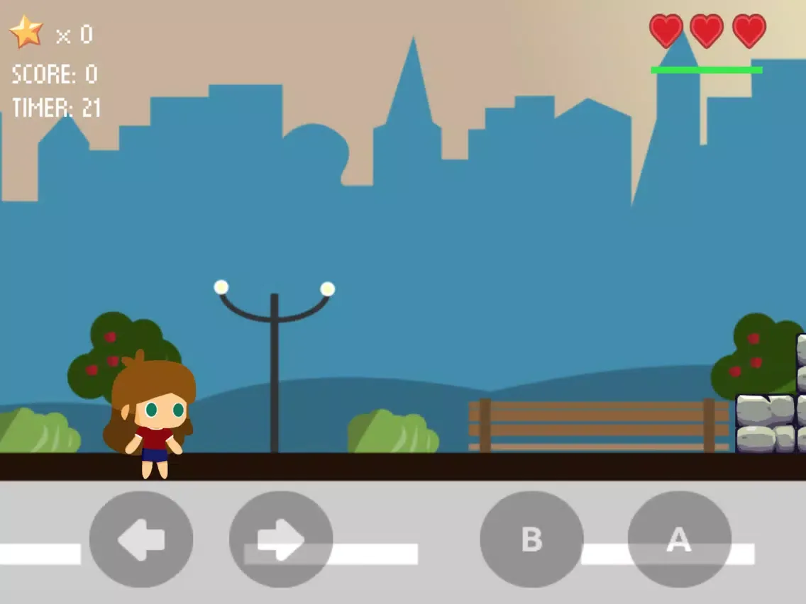 Tangkapan layar Angela Dash iPad