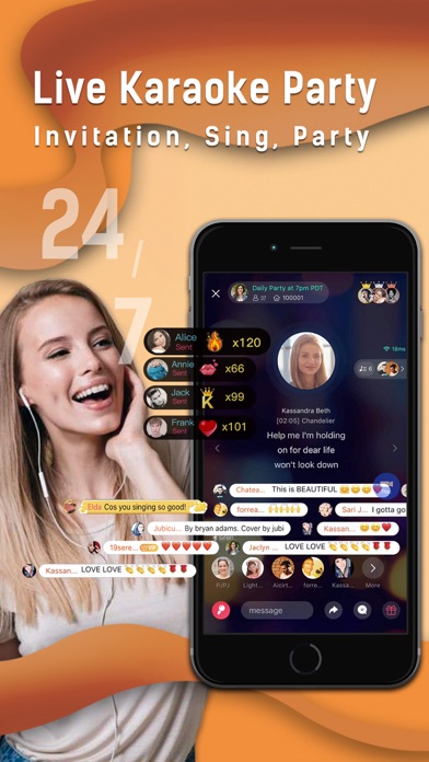 ภาพหน้าจอของ Sing（Vsing）: Karaoke Apps