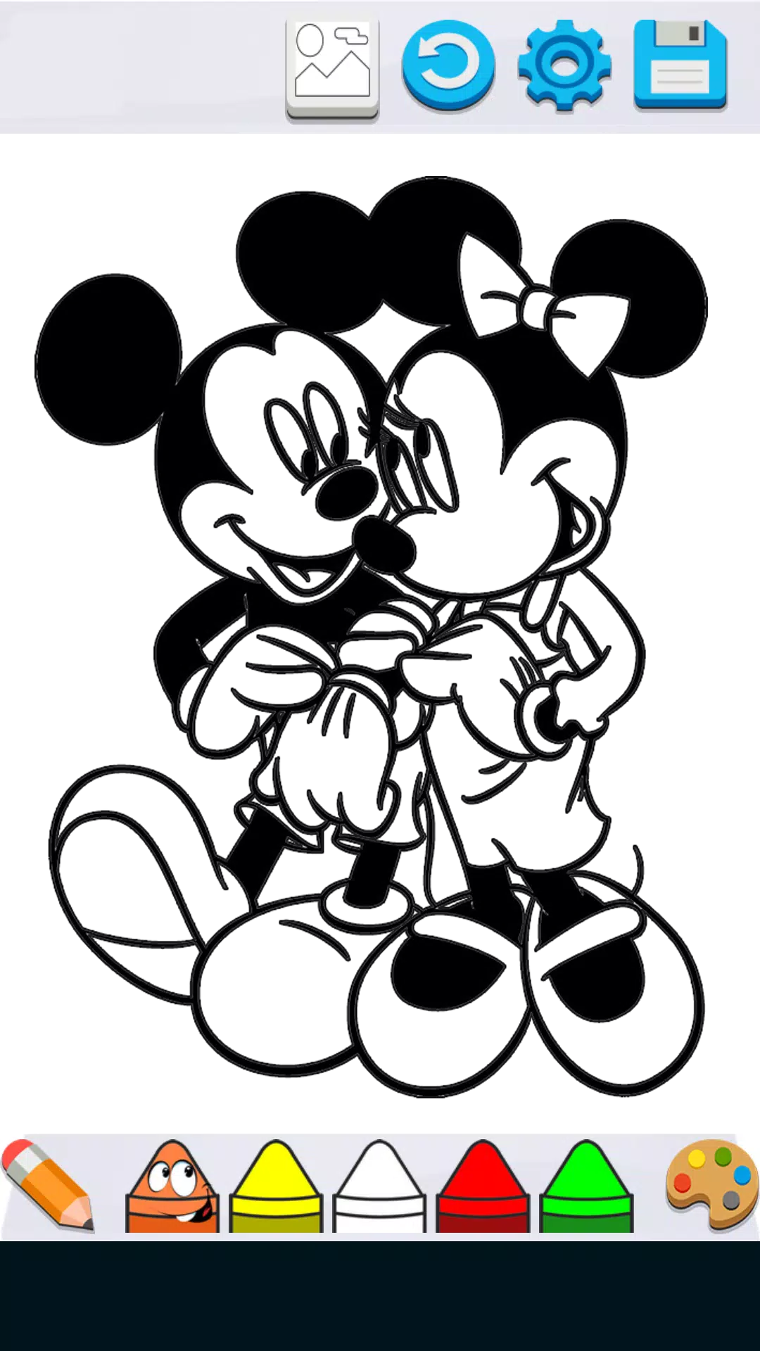 Mickey Coloring Book Screenshots