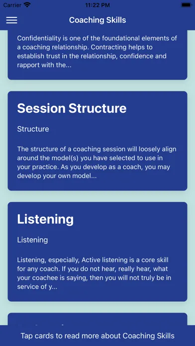 ภาพหน้าจอของ Coach Training Companion