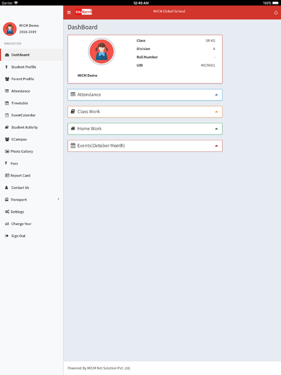 EduSprint+ iPad  স্ক্রিনশট