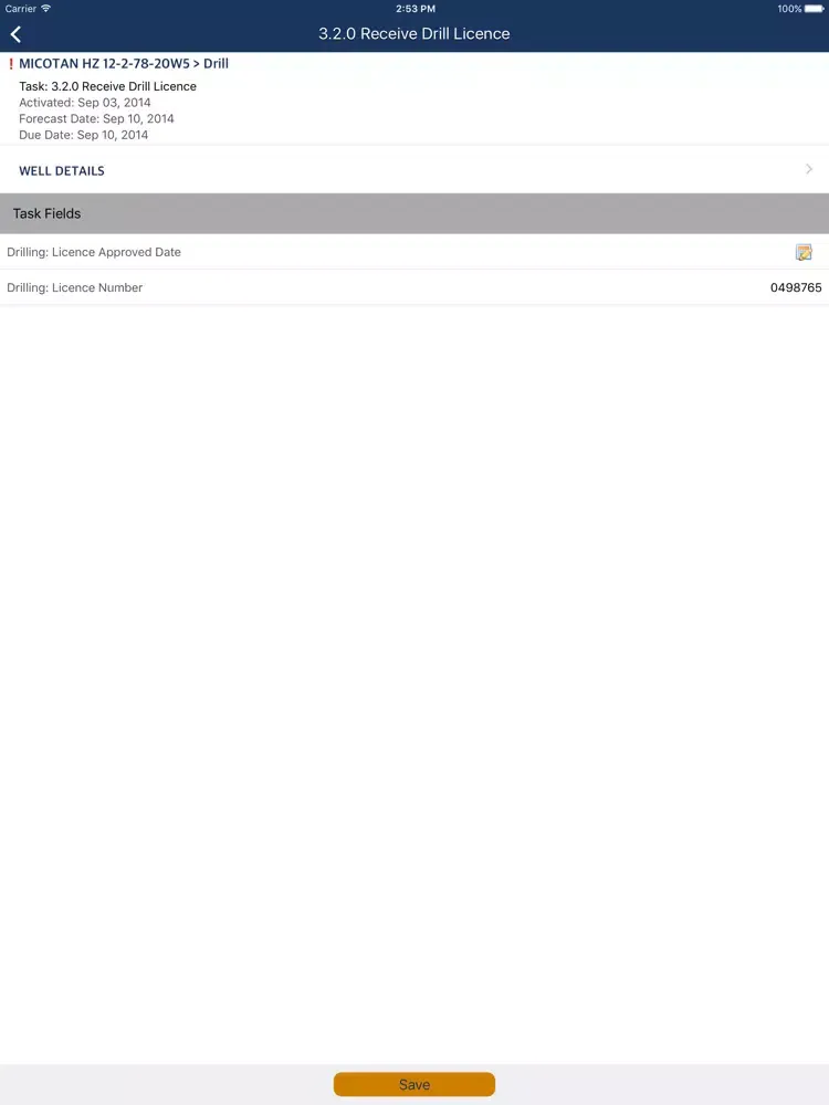 Generwell Oil Lifecycle App iPad  Ekran Görüntüleri