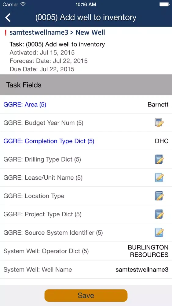 Generwell Oil Lifecycle App Ekran Görüntüleri