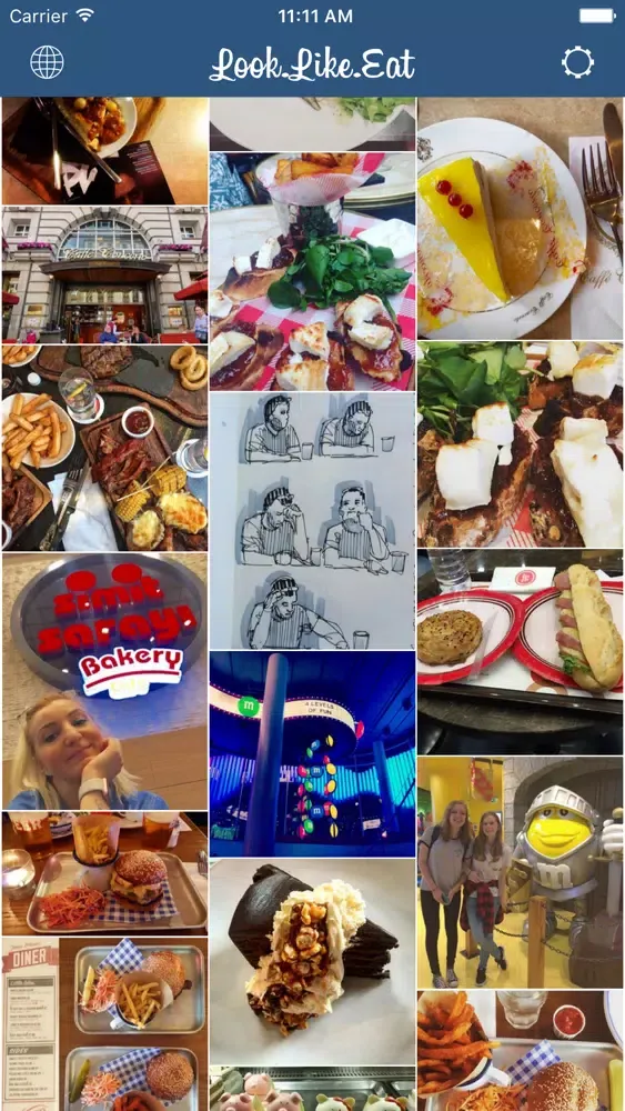 Capturas de tela do Look.Like.Eat