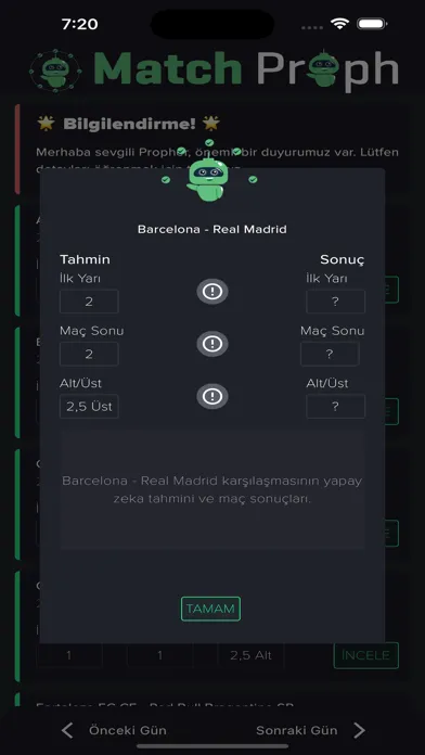 Match Proph - AI Predictions Screenshots