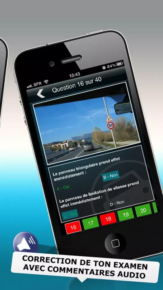 Tangkapan layar Code de la Route à la Carte 2017